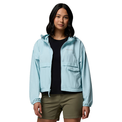COLUMBIA Spire Valley™ Cropped Hooded Windbreaker Women's Jacket - Supersports Thailand
