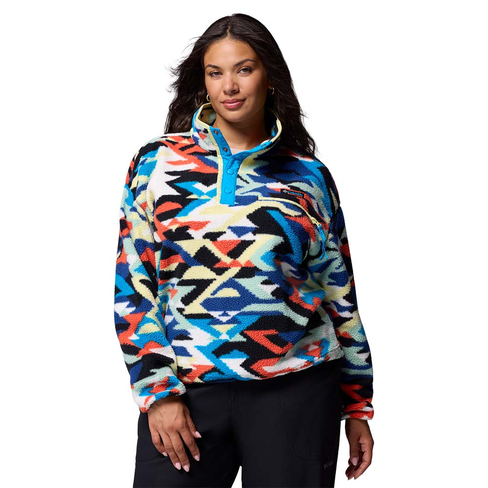 COLUMBIA Helvetia™ II Printed Cropped Half Snap Women's Sweatshirt