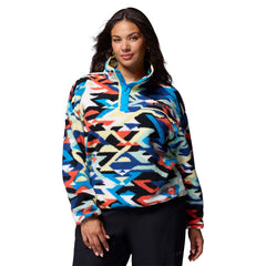 COLUMBIA Helvetia™ II Printed Cropped Half Snap Women's Sweatshirt