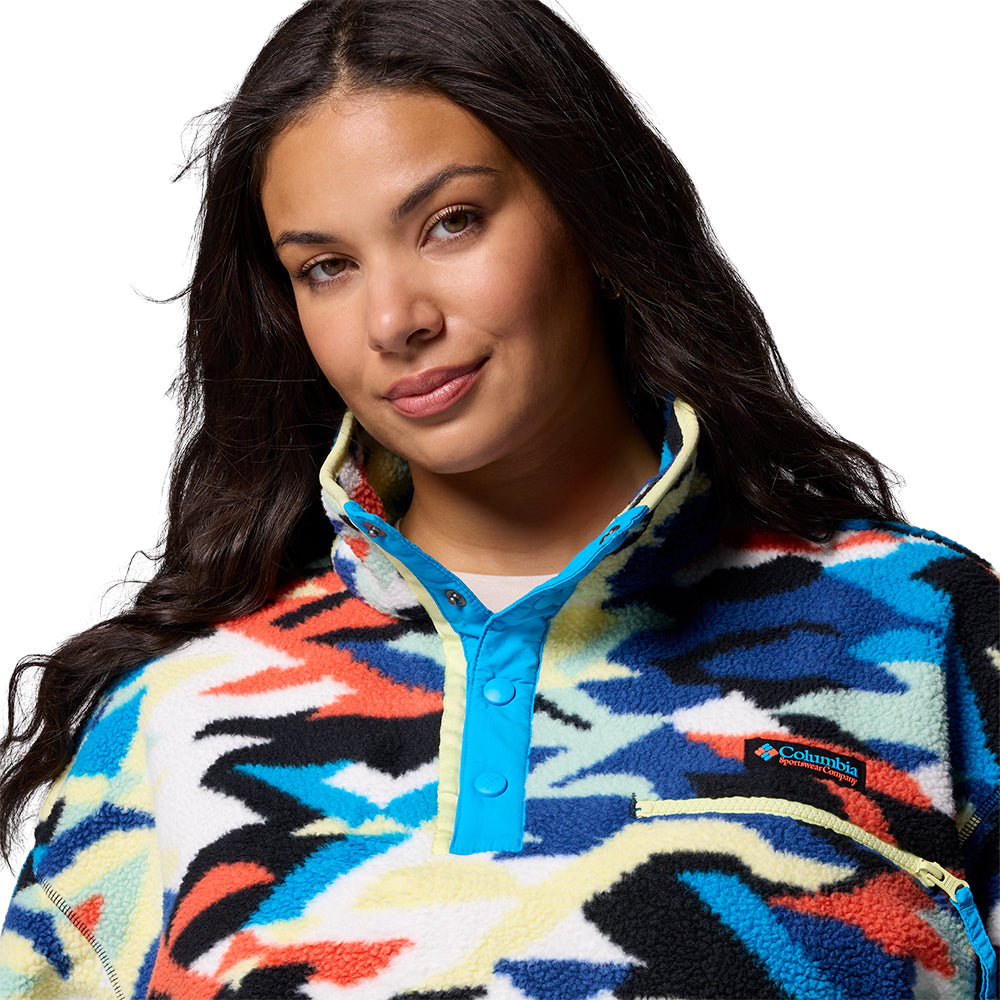 COLUMBIA Helvetia™ II Printed Cropped Half Snap Women's Sweatshirt