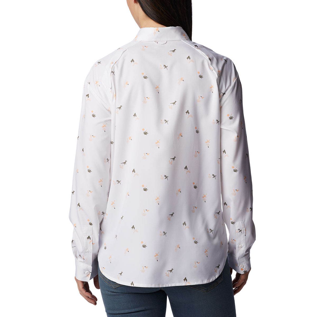 COLUMBIA Silver Ridge Utility Patterned Long Sleeve Women's Hiking Shirt - Supersports Thailand