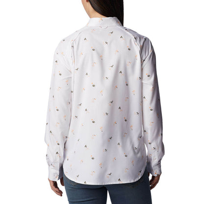 COLUMBIA Silver Ridge Utility Patterned Long Sleeve Women's Hiking Shirt - Supersports Thailand