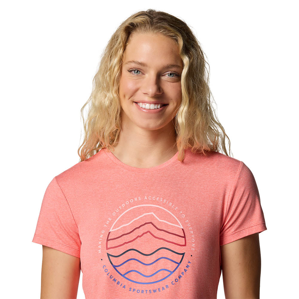 COLUMBIA Sloan Ridge™ Technical Graphic เสื้อยืดผู้หญิง