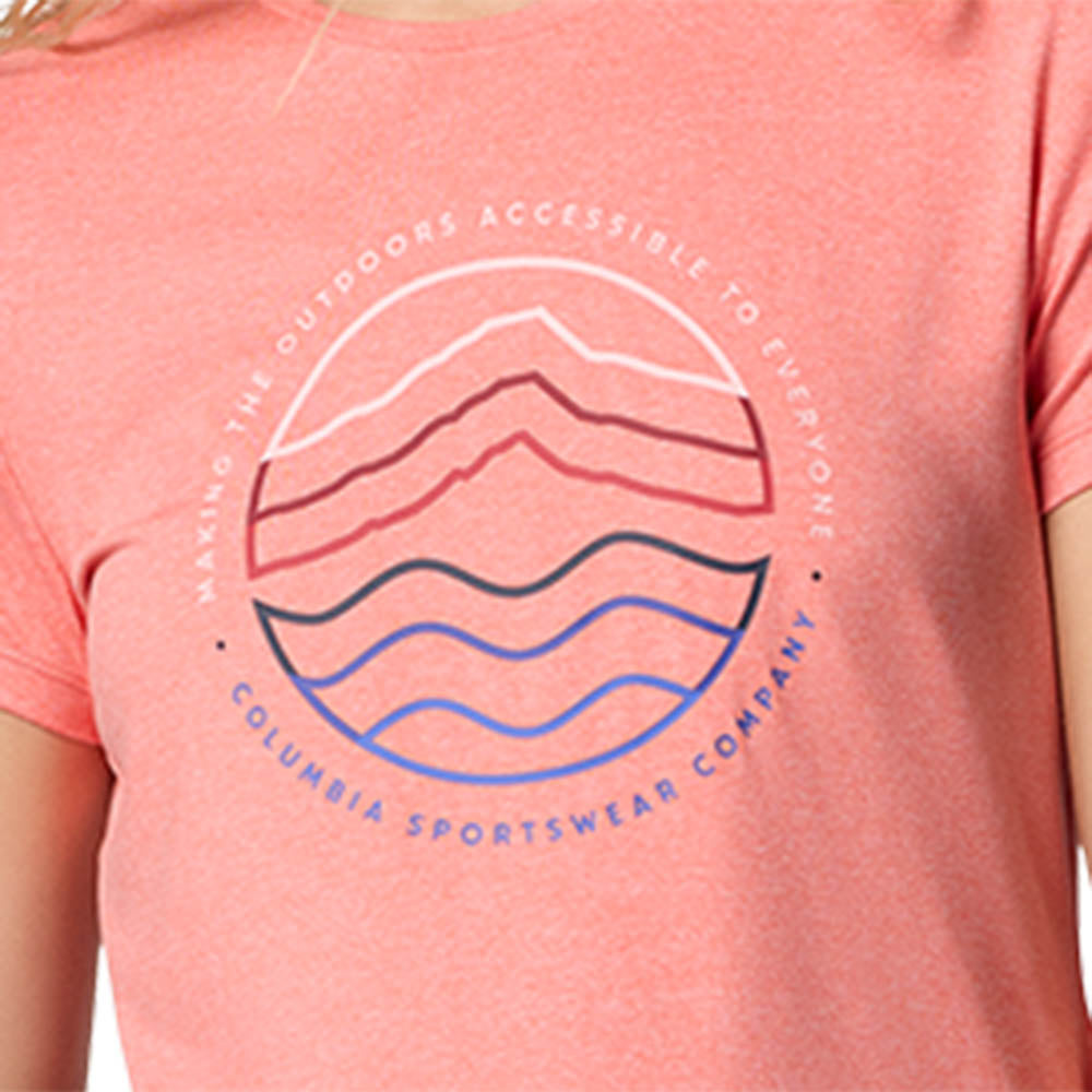 COLUMBIA Sloan Ridge™ Technical Graphic เสื้อยืดผู้หญิง
