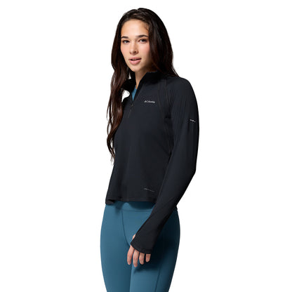 COLUMBIA Stealth Spring Long Sleeve Half Zip Women's Running T-Shirt - Supersports Thailand