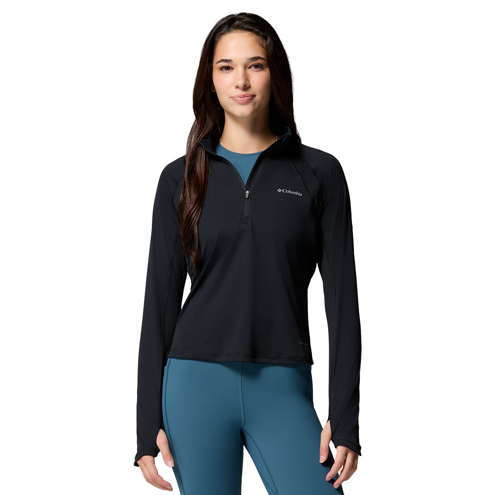 COLUMBIA Stealth Spring Long Sleeve Half Zip Women's Running T-Shirt - Supersports Thailand Supersports Thailand