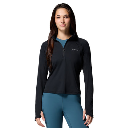 COLUMBIA Stealth Spring Long Sleeve Half Zip Women's Running T-Shirt - Supersports Thailand