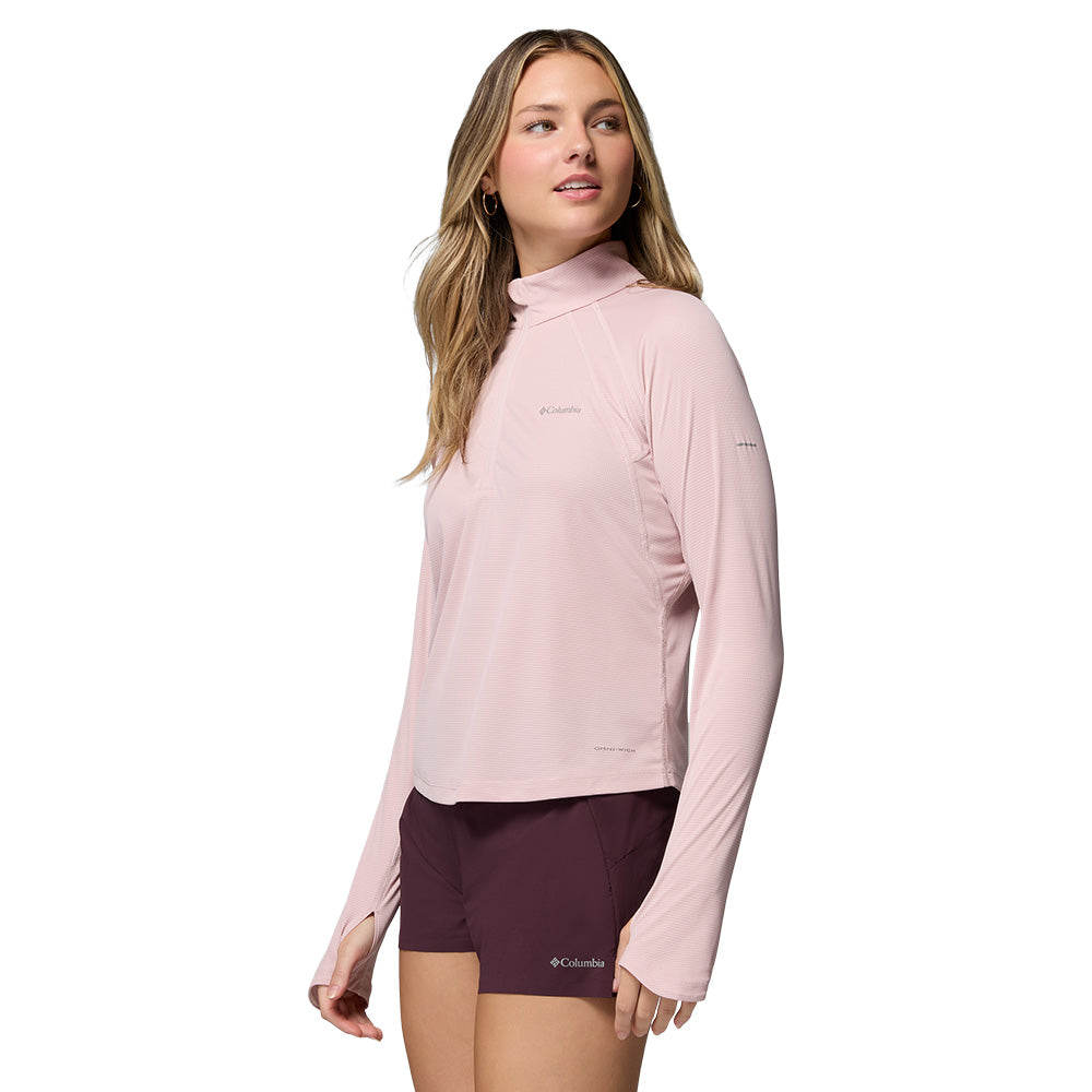 COLUMBIA Stealth Spring Long Sleeve Half Zip Women's Running T-Shirt - Supersports Thailand Supersports Thailand