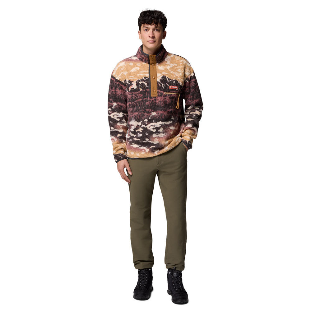 COLUMBIA Helvetia™ II Printed Half Snap Men's Sweatshirt