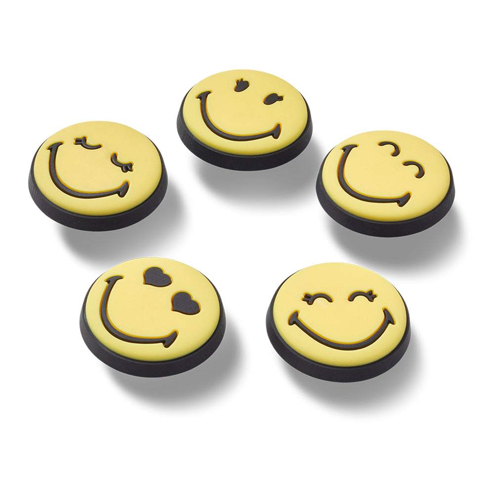 CROCS Jibbitz Smileyworld II 5-Pack Shoes Charm - Supersports Thailand Supersports Thailand