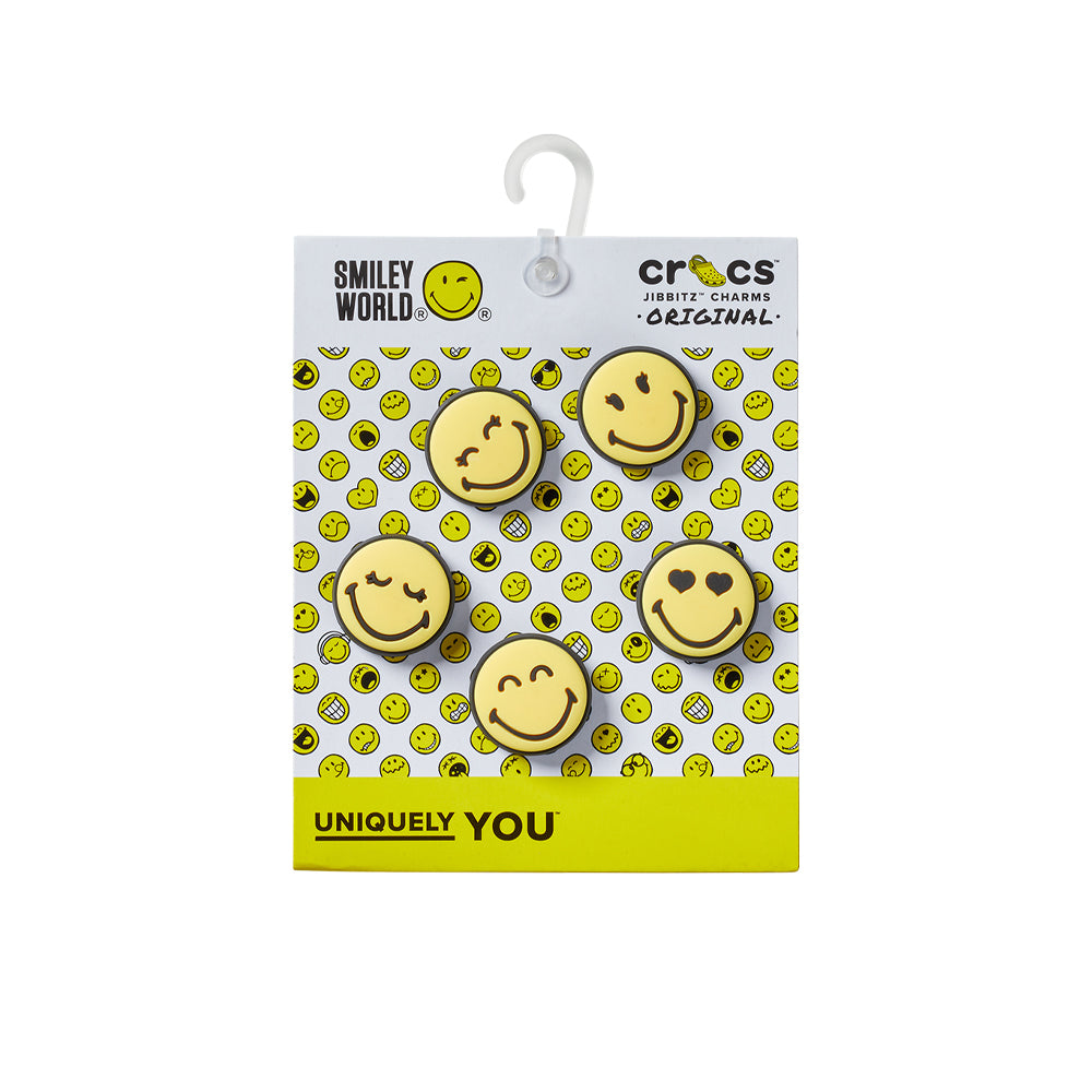 CROCS Jibbitz Smileyworld II 5-Pack Shoes Charm - Supersports Thailand