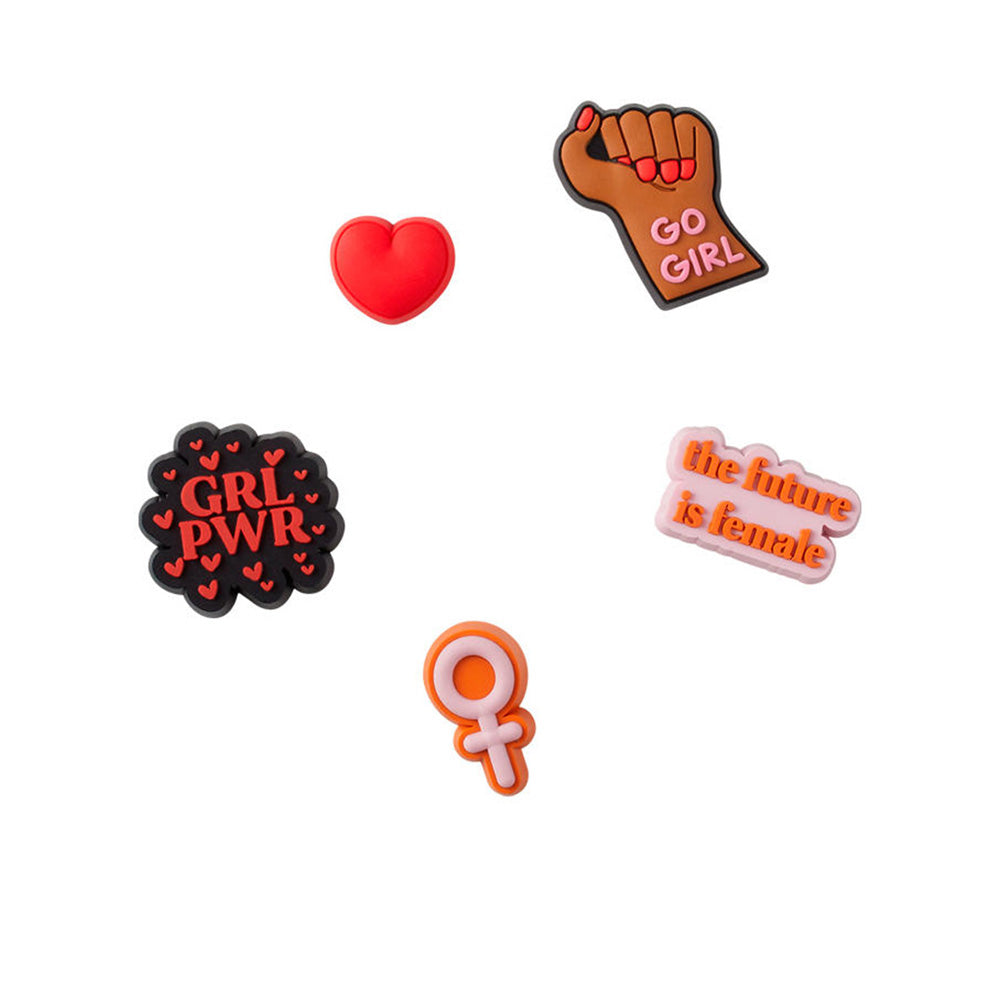 CROCS Jibbitz Go Girl 5 Packs Shoe Charms - Supersports Thailand Supersports Thailand