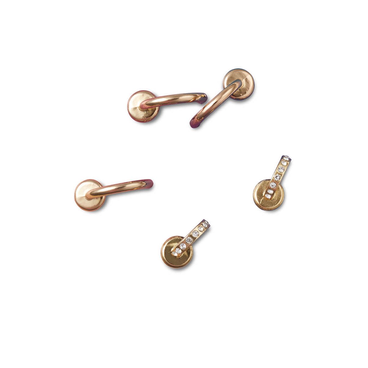 CROCS Jibbitz Summer Nostalgia Gold 5-Pack Shoes Charm - Supersports Thailand