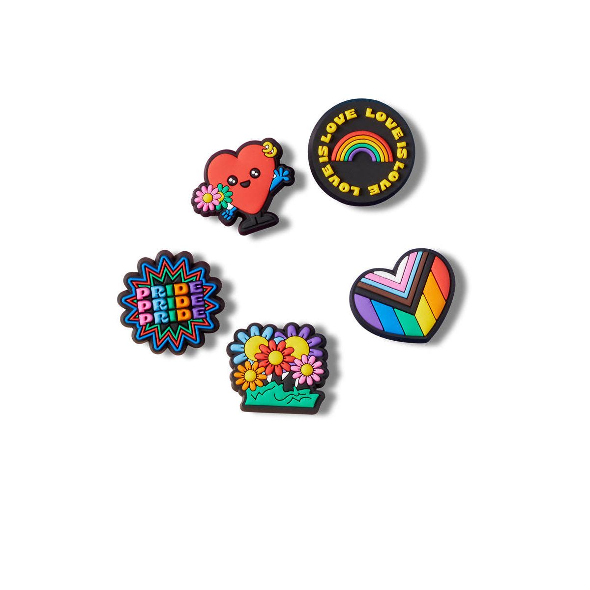 CROCS Jibbitz Love is Love 5-Pack Shoes Charm - Supersports Thailand