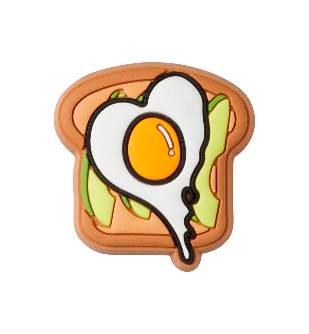 CROCS Jibbitz Avocado Toast With Egg Shoes Charm - Supersports Thailand