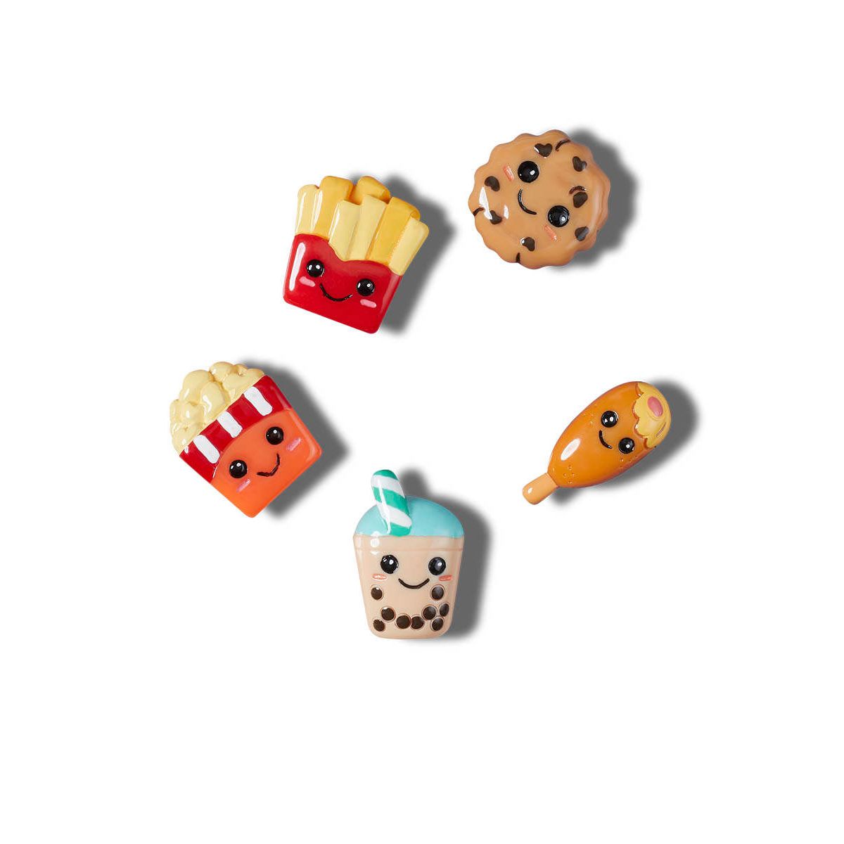 CROCS Jibbitz Bad But Cute Foods 5-Pack Shoes Charm - Supersports Thailand Supersports Thailand