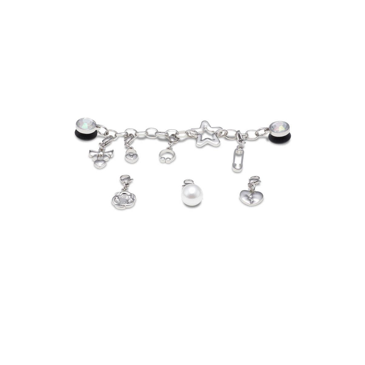 CROCS Jibbitz Removable Punk and Silver Shoes Charm - Supersports Thailand