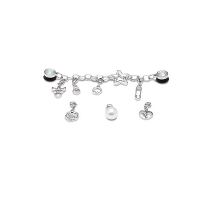 CROCS Jibbitz Removable Punk and Silver Shoes Charm - Supersports Thailand