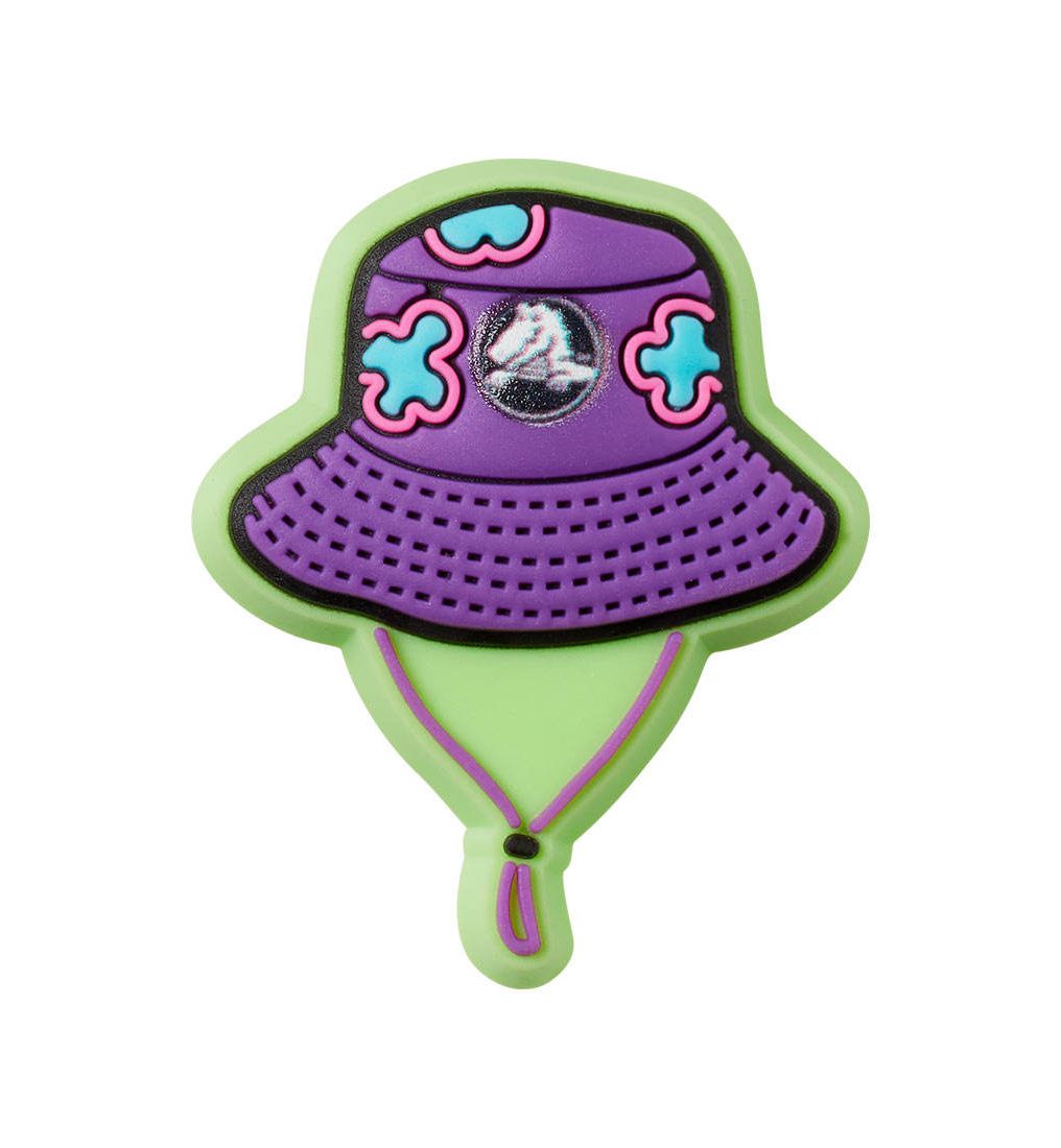 CROCS Jibbitz Purple Bucket Hat Shoes Charm - Supersports Thailand