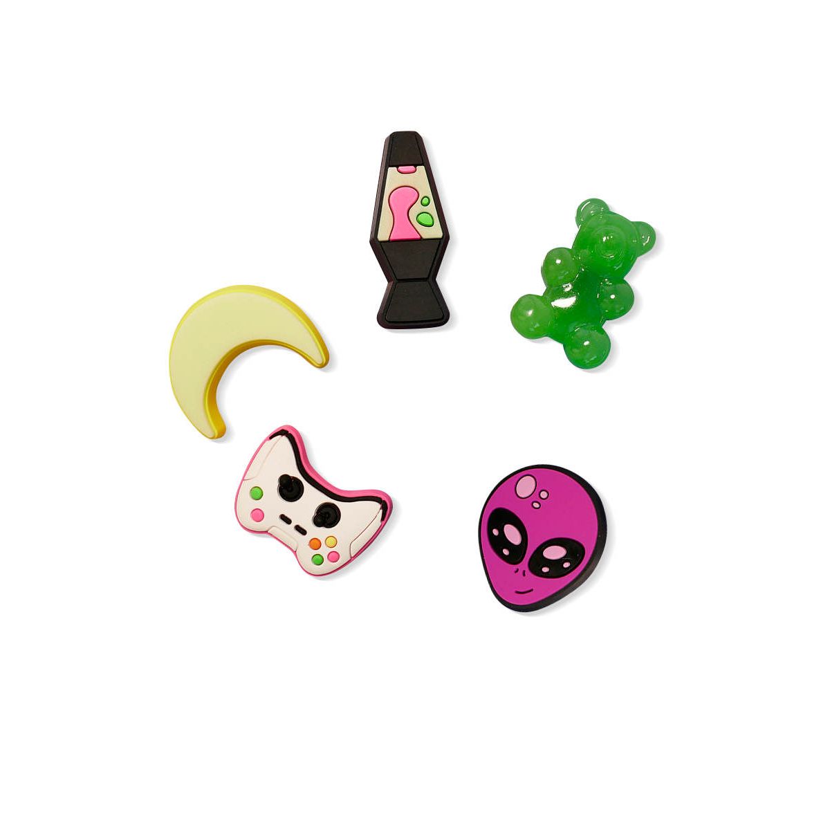 CROCS Jibbitz Night Gamer 5-Pack Shoes Charm - Supersports Thailand