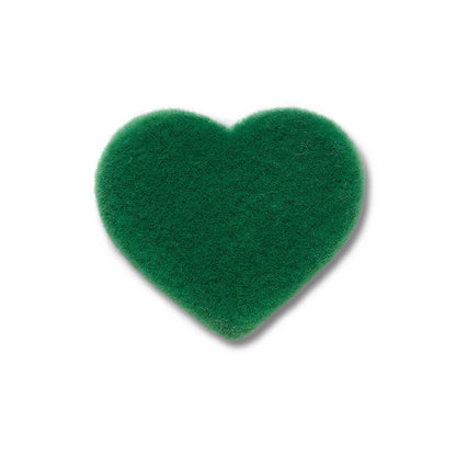 CROCS Jibbitz Grass Textured Heart Shoes Charm - Supersports Thailand