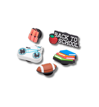 CROCS Jibbitz Back to School 5 Pack Shoes Charm