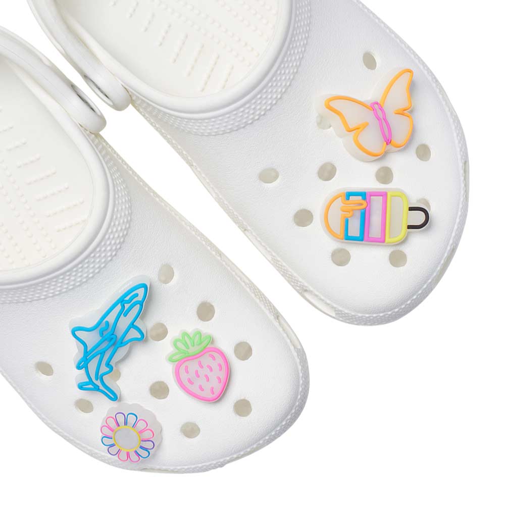 CROCS Jibbitz Lights Up Summer 5-Pack Shoes Charm