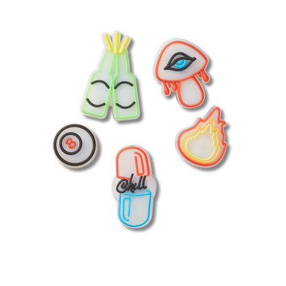 CROCS Jibbitz Lights Up Chill Out 5-Pack Shoes Charm - Supersports Thailand