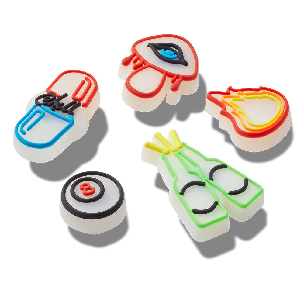 CROCS Jibbitz Lights Up Chill Out 5-Pack ตัวติดรองเท้า