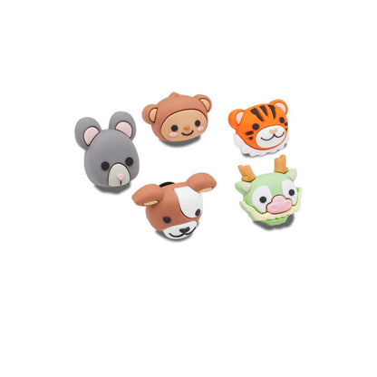 CROCS Jibbitz 3D Animal Mix Face 5-Pack Shoes Charm - Supersports Thailand