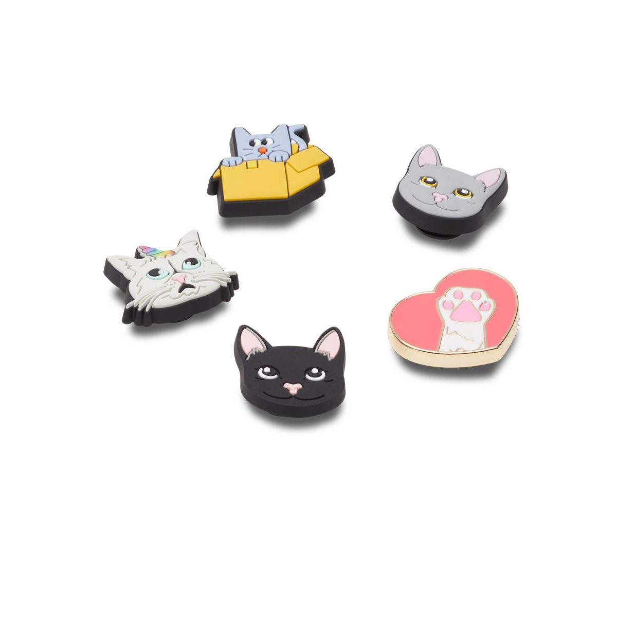 CROCS Jibbitz Cats 5-Pack Shoes Charm - Supersports Thailand Supersports Thailand