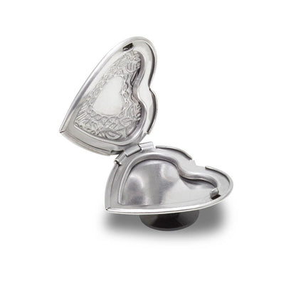 CROCS Jibbitz Silver Heart Locket Shoes Charm - Supersports Thailand