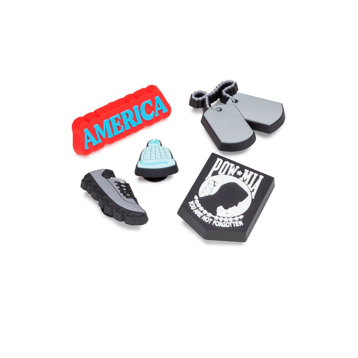 CROCS Jibbitz Proud to Serve 5-Pack Shoes Charm - Supersports Thailand