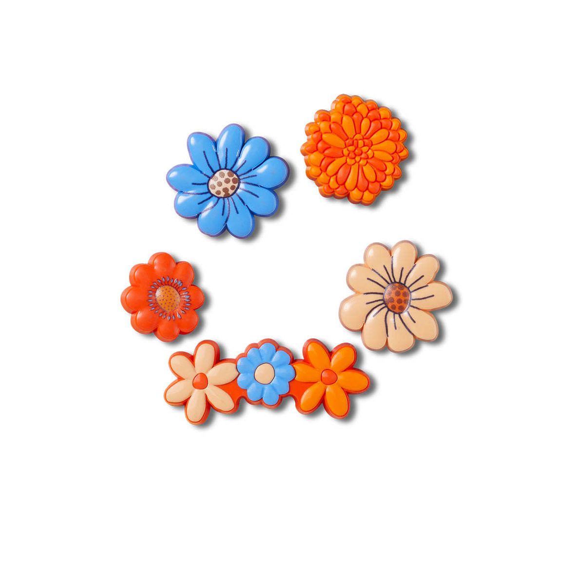 CROCS Jibbitz Blooming Autumn Flower 5-Pack Shoes Charm - Supersports Thailand