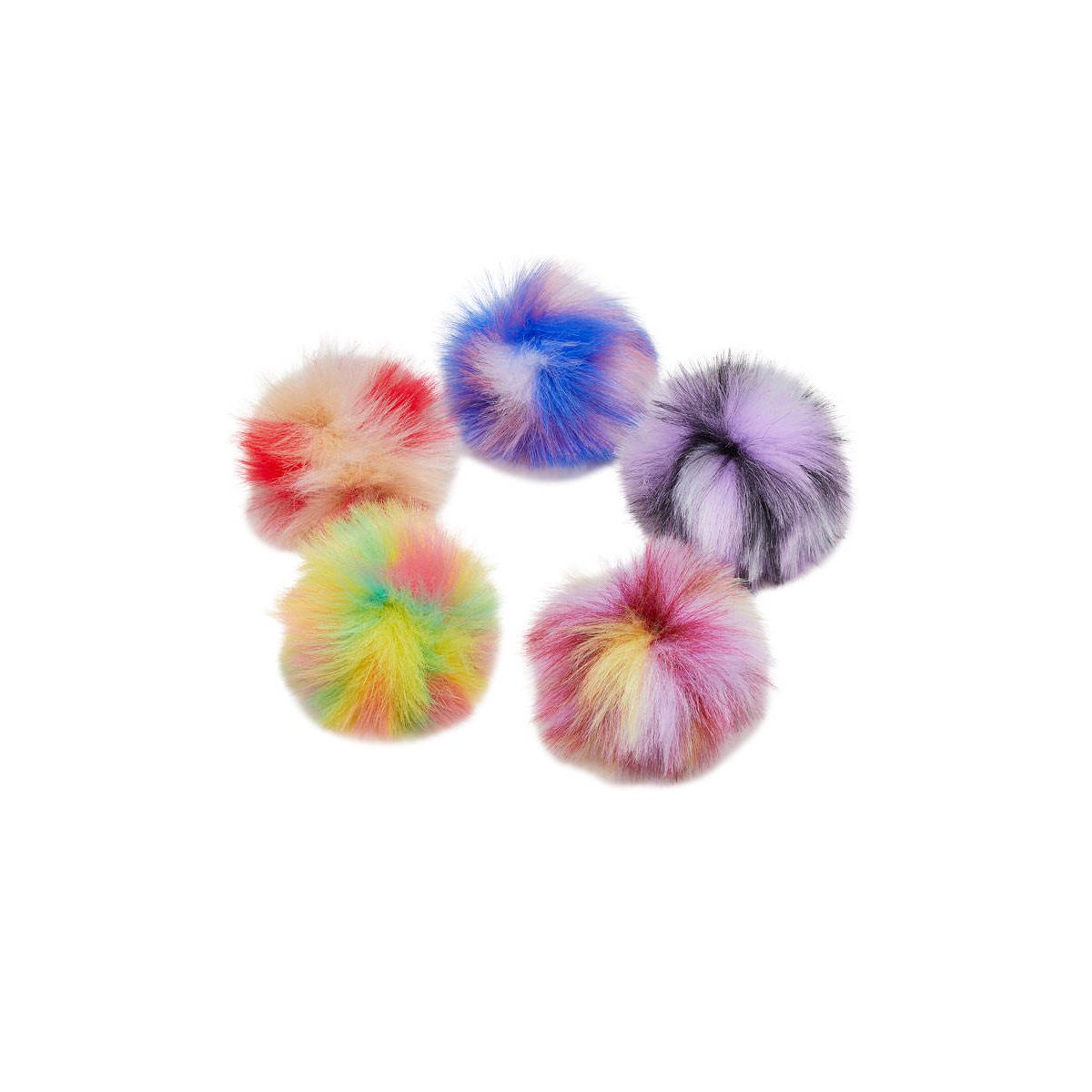 CROCS Jibbitz Dyed Puff 5-Pack Shoes Charm - Supersports Thailand Supersports Thailand