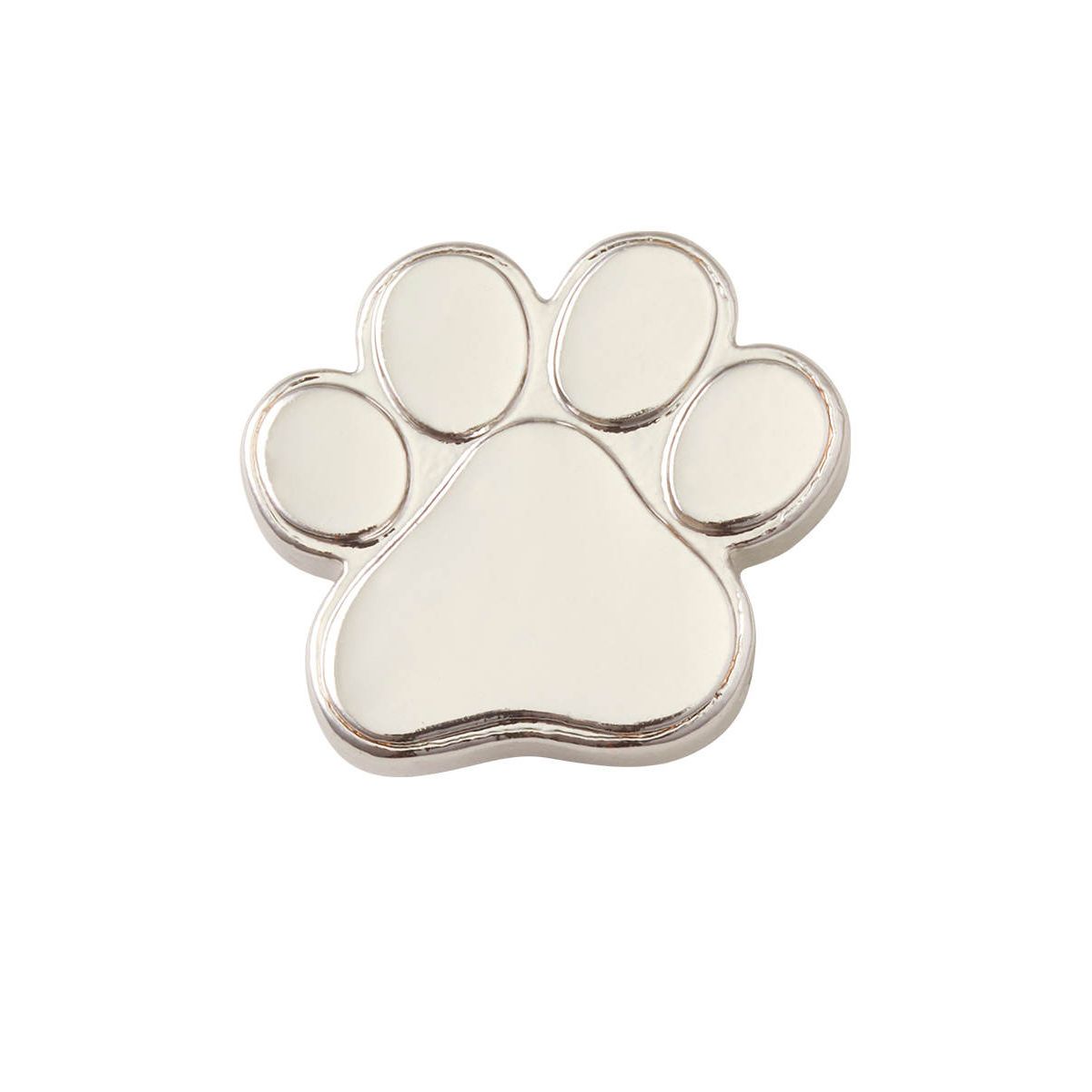 CROCS Jibbitz Silver Paw Print Shoes Charm - Supersports Thailand