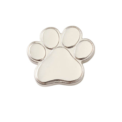 CROCS Jibbitz Silver Paw Print Shoes Charm - Supersports Thailand