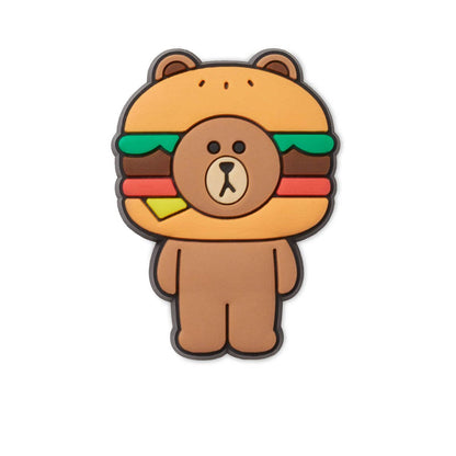 CROCS Jibbitz Line Friends Brown Burger Shoes Charm - Supersports Thailand