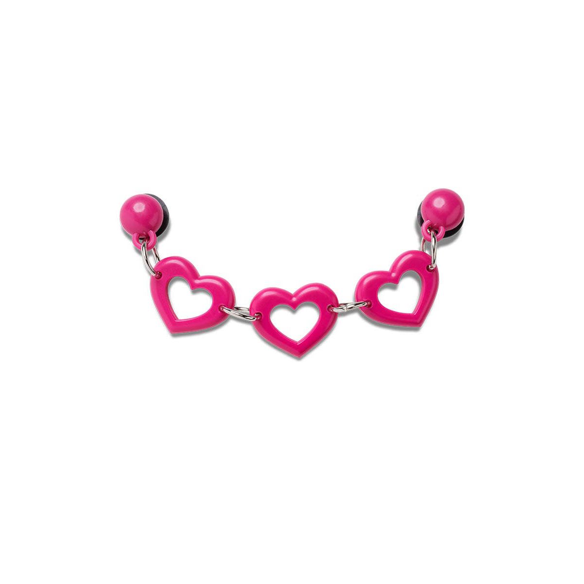 CROCS Jibbitz 70s Heart Chain Shoes Charm - Supersports Thailand Supersports Thailand