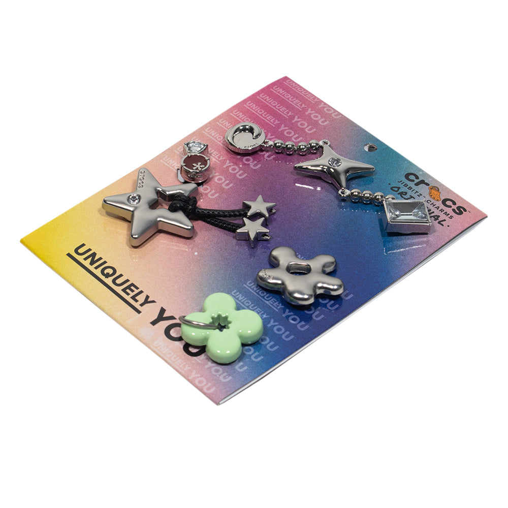 CROCS Jibbitz Future Metallic 5-Pack Shoes Charm - Supersports Thailand