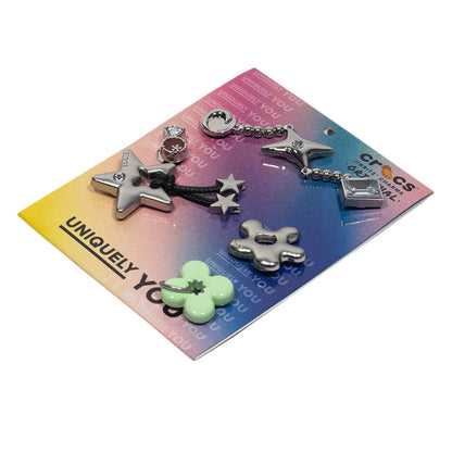 CROCS Jibbitz Future Metallic 5-Pack Shoes Charm - Supersports Thailand