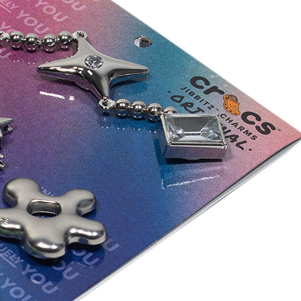 CROCS Jibbitz Future Metallic 5-Pack Shoes Charm - Supersports Thailand