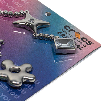 CROCS Jibbitz Future Metallic 5-Pack Shoes Charm - Supersports Thailand