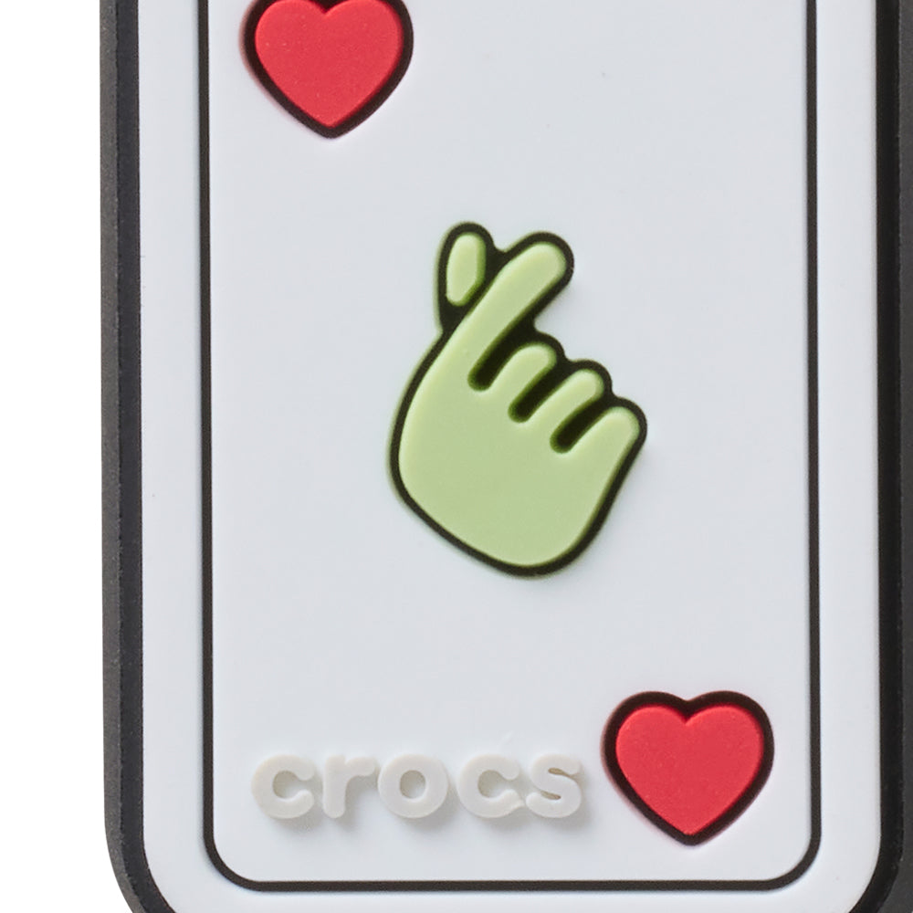 CROCS Jibbitz Heart Card Shoes Charm - Supersports Thailand Supersports Thailand