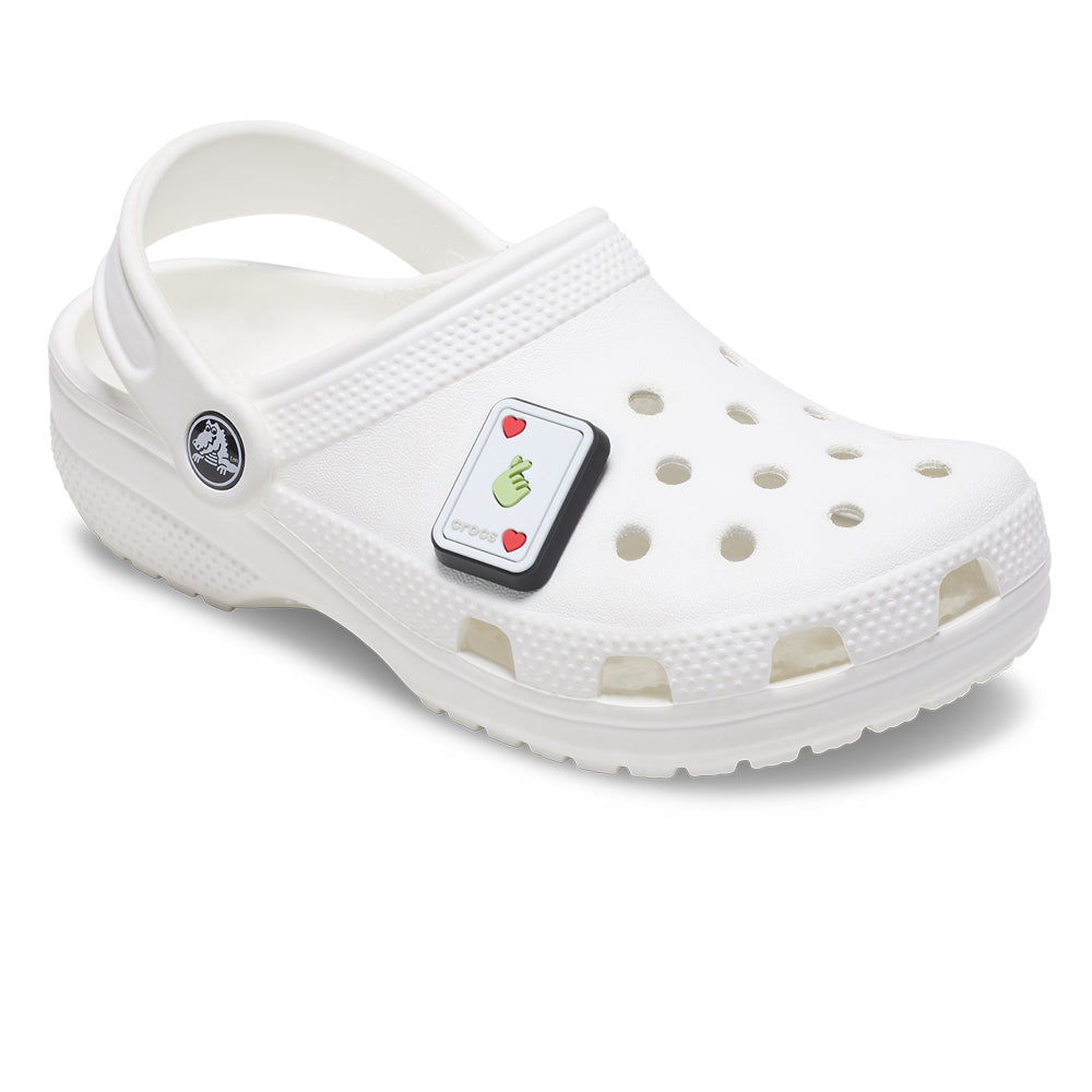 CROCS Jibbitz Heart Card Shoes Charm - Supersports Thailand Supersports Thailand