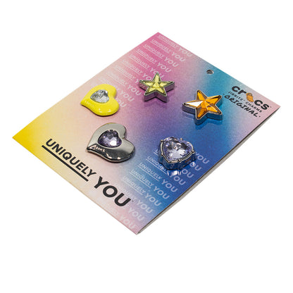 CROCS Jibbitz Star And Heart 5-Pack Shoes Charm - Supersports Thailand