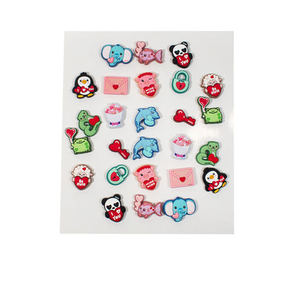 CROCS Jibbitz Valentine Day Card 26-Pack Shoes Charm - Supersports Thailand