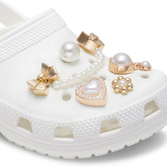 CROCS Jibbitz Pearly Gold 5-Pack Shoes Charm - Supersports Thailand