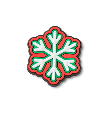 CROCS Jibbitz Green Red Snowflake Shoes Charm - Supersports Thailand