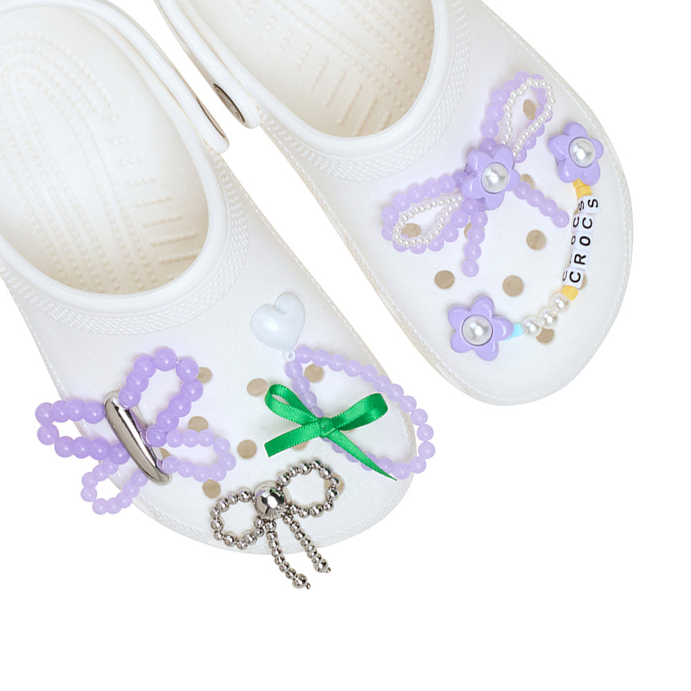 CROCS Jibbitz Purple Meta 5-Pack Shoes Charm - Supersports Thailand Supersports Thailand